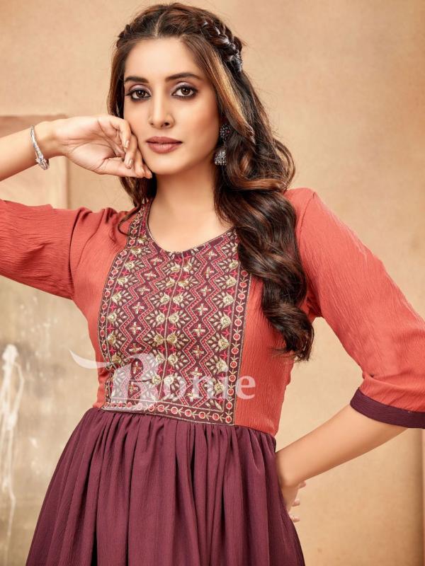 Bonie Khushi Vol 2 Fancy Anarkali Kurti Collection